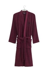 PALATIN бордовый махровый халат SOFT COTTON Турция