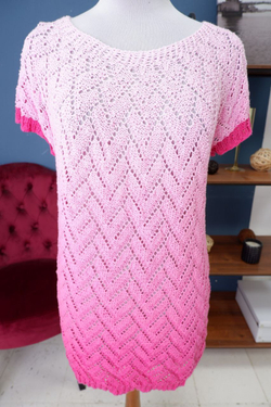 Футболка вязаная яркая 50-52 размер