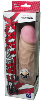 Вибромассажёр-реалистик на присоске - 28 см. (Цвет: телесный)