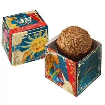 Фабрика Счастье Гранд трюфель с арахисом, соленой карамелью и молочным шоколадом