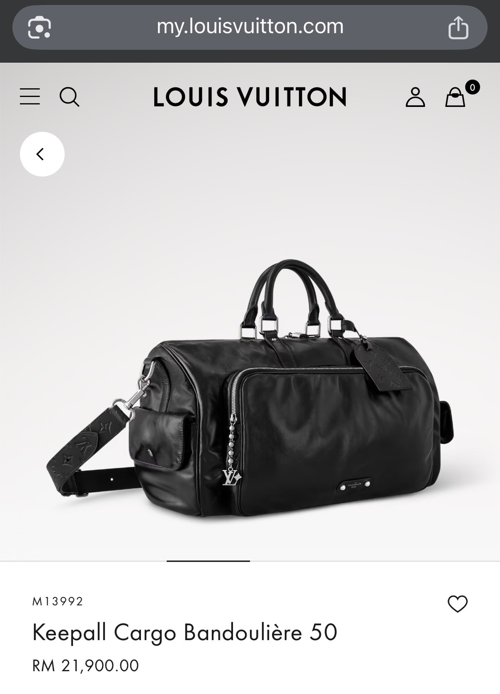 Дорожная сумка Louis Vuitton Keepall 50