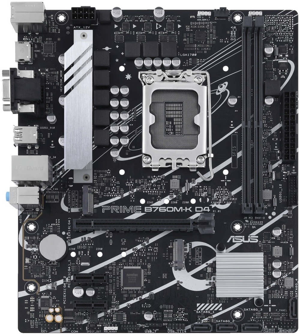 Материнская плата ASUS PRIME B760M-K D4