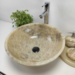 Раковина из оникса Bowl Grey Medium TinLip BO-61089 45*45*17