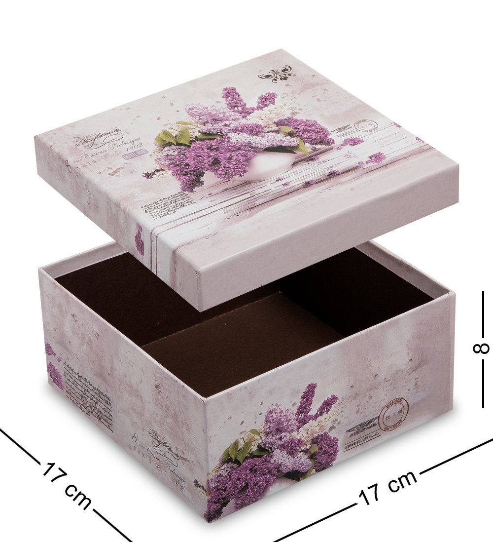 WG-23/2-A Коробка подарочная «Квадрат» цв.пудровый