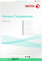 Пленка для печати Xerox XEROX Universal Transparency Plain А4 пленка прозрачная без подложки 100 мик. 003R98202