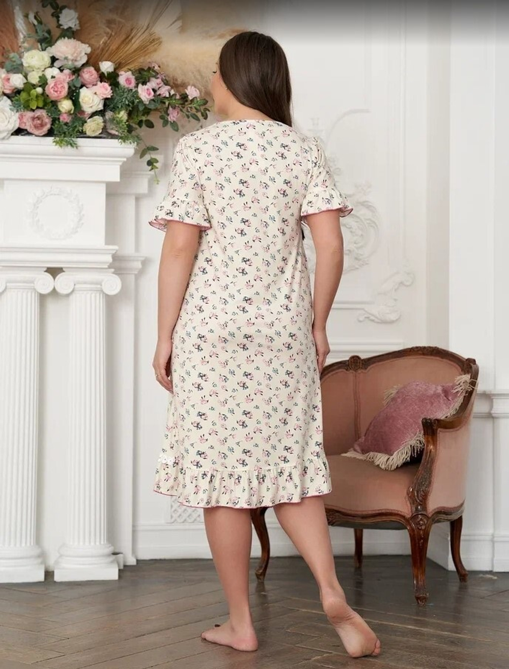 [m]Сорочка с к/р 7004