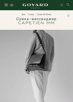 Сумка-мессенджер Goyard