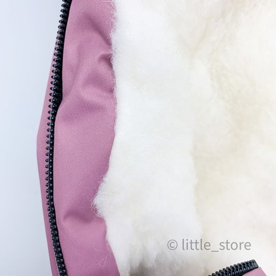 Конверт-комбинезон зимний "Галактика" лиловый