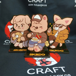 Деревянный стенд "SKZOO"