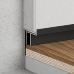 Плинтус Ликорн Скрытый плинтус / Теневой профиль C-10.2.1 Угловой, для монтажа на черновом этапе