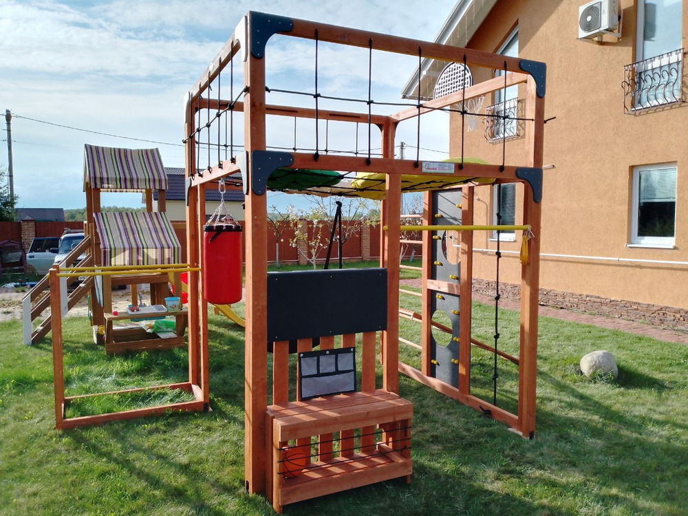 Детская площадка Савушка КУБ-1 (махагон)