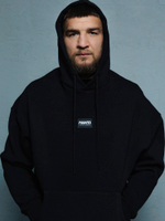 Худи MANTO LABEL OVERSIZE чёрная
