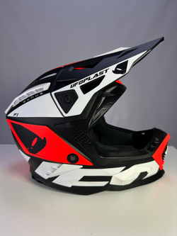 Мотошлем UFO HELMET ECHUS Black/Orange/White Matt