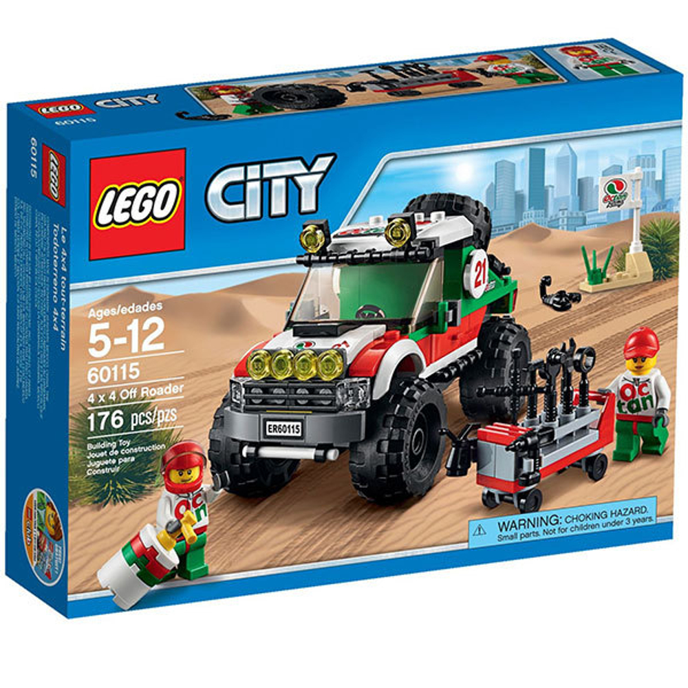 LEGO City: Внедорожник 4x4 60115 — 4wd Off Road Car — Лего Город