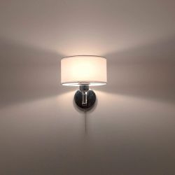 Citilux Эвита CL466310 Бра с белым абажуром и выключателем