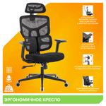 Эргономичное кресло Everprof Omega Black Сетка Черный