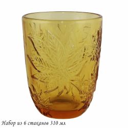 Lenardi 583-029 Набор из 6 стаканов 310 мл в под.уп.(х4)Стекло