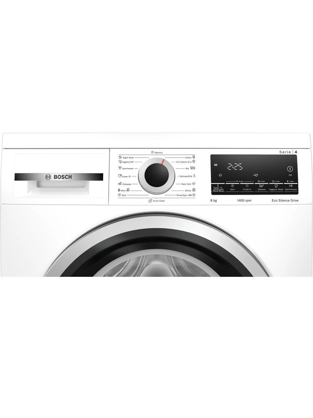 Стиральная машина Bosch WLS28460ME, 1400 оборотов, 8 кг, 12 программ, белая