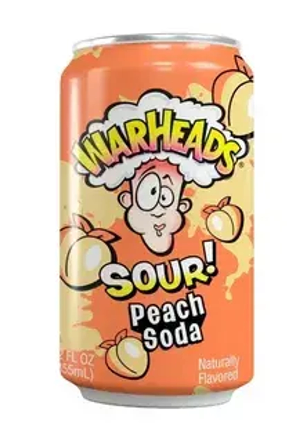 Газированный напиток WarHeads Sour Peach Soda 355мл