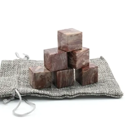 Камни для виски 6 кубиков из лемезита 20*20мм