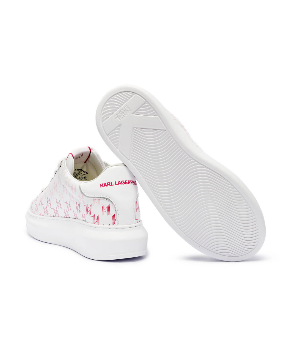 Кожаные кроссовки kapri Karl Lagerfeld - белый(KL62576L)