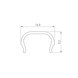 Экран LINE-D-1515-2000 OPAL (Arlight, Пластик) 061085