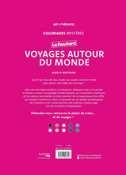 Раскраска по номерам Hachette Voyages autour du monde - Le Routard — Путешествие по миру, 112 стр. (предзаказ 10.09.2025)