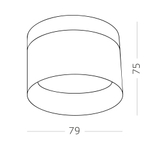 Светильник накладной LED 9W 3000K