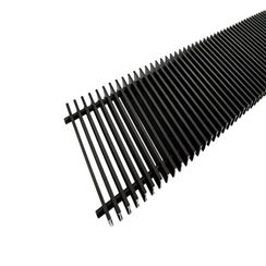 Решетка с рамкой Vitron 13х260х4100мм, черный