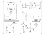 Бра Ambrella Light HIGH LIGHT LH71255