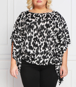 блузка salto plus size Persona by Marina Rinaldi - черный(1732012)