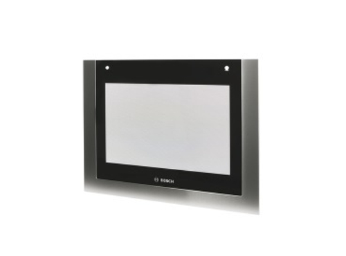 Внешнее стекло дверцы духовки, нержавеющая сталь/черное BOSCH