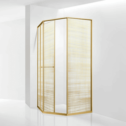 Душевой уголок RGW SV-82Gb "L" (Золотая вуаль, 800x1200)