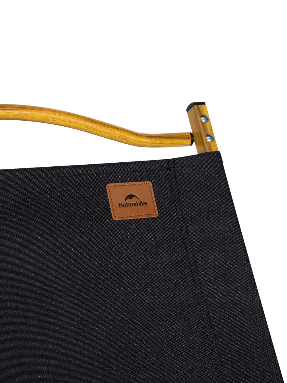 Стул складной Naturehike MW02, черный, светлое дерево (NH19Y002-D)