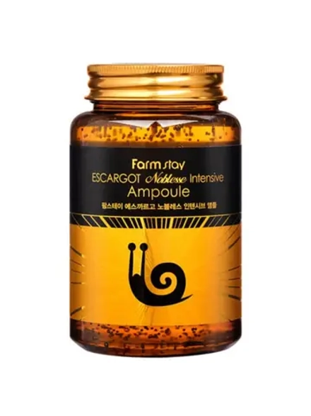 FARMSTAY - СЫВОРОТКА ДЛЯ ЛИЦА АМПУЛЬНАЯ ESCARGOT NOBLESSE INTENSIVE AMPOULE , 250 ML