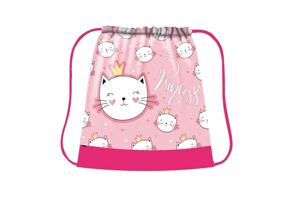 Сумка для сменной обуви MAX "Принцесса кошка 2023" (Пчелка)