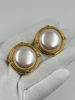 Серьги «жемчужные» Monet