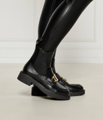 Кожаные челси TWINSET - черный(242TCP032)