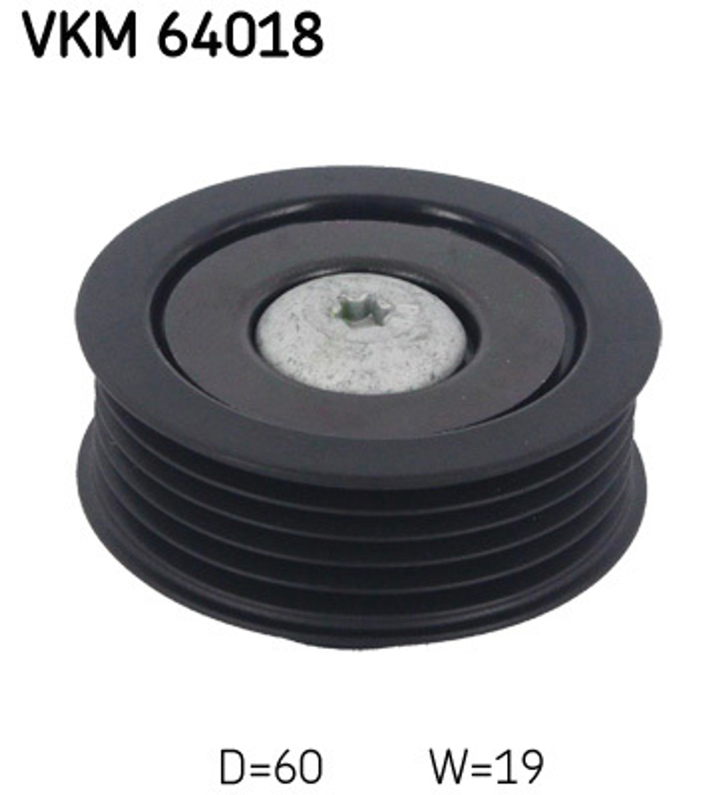 SKF - VKM64018-SKF - Deflection/Guide Pulley, V-ribbed belt