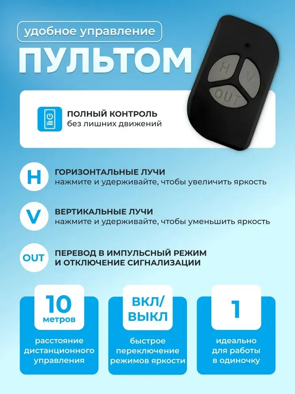 Профессиональный лазерный уровень строительный 360 4D / Нивелир, 16 ярких лучей с пультом управления и штативом, Зеленый луч 360 градусов, синий