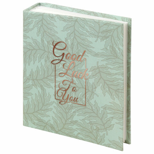 Фотоальбом BRAUBERG "Папоротник" на 200 фото 10*15см, твердая обложка, термосварка, 391171