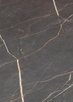 Стол ламинированный обеденный Scab Design Tripe, черный, черный мрамор Сахара