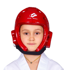 Шлем для тхэквондо ProfSport (усиленная защита) красный