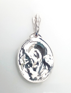 Подвеска Эстерелла, славянский оберег, серебро 925*, родирование/Ф