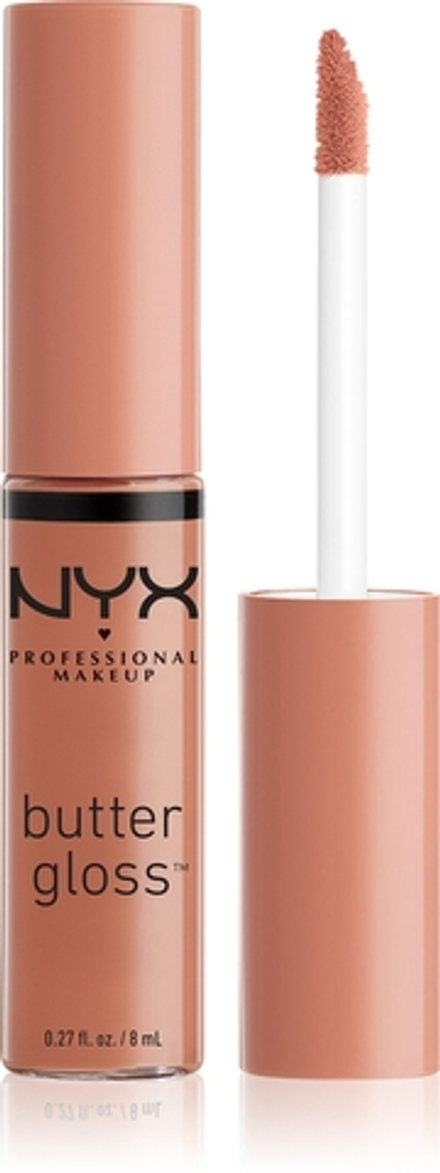 NYX Professional Makeup Butter Gloss - Блеск для губ оттенок 14 Madeleine, 8 ml