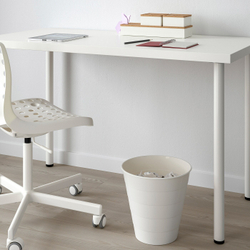 IKEA FNISS  (ИКЕА ФНИСС)  -  Корзина для мусора, белая, 10 л