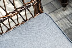 "Цесена" обеденная группа плетеная из искусственного ротанга, цвет коричневый