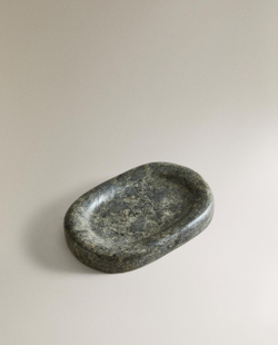 Zara Home мыльница, мрамор, зелёный