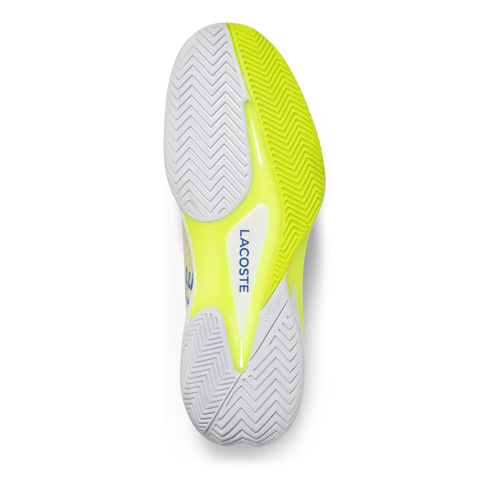 Мужские теннисные кроссовки Lacoste AG-LT Lite All Court Shoe Men - White, Neon Yellow