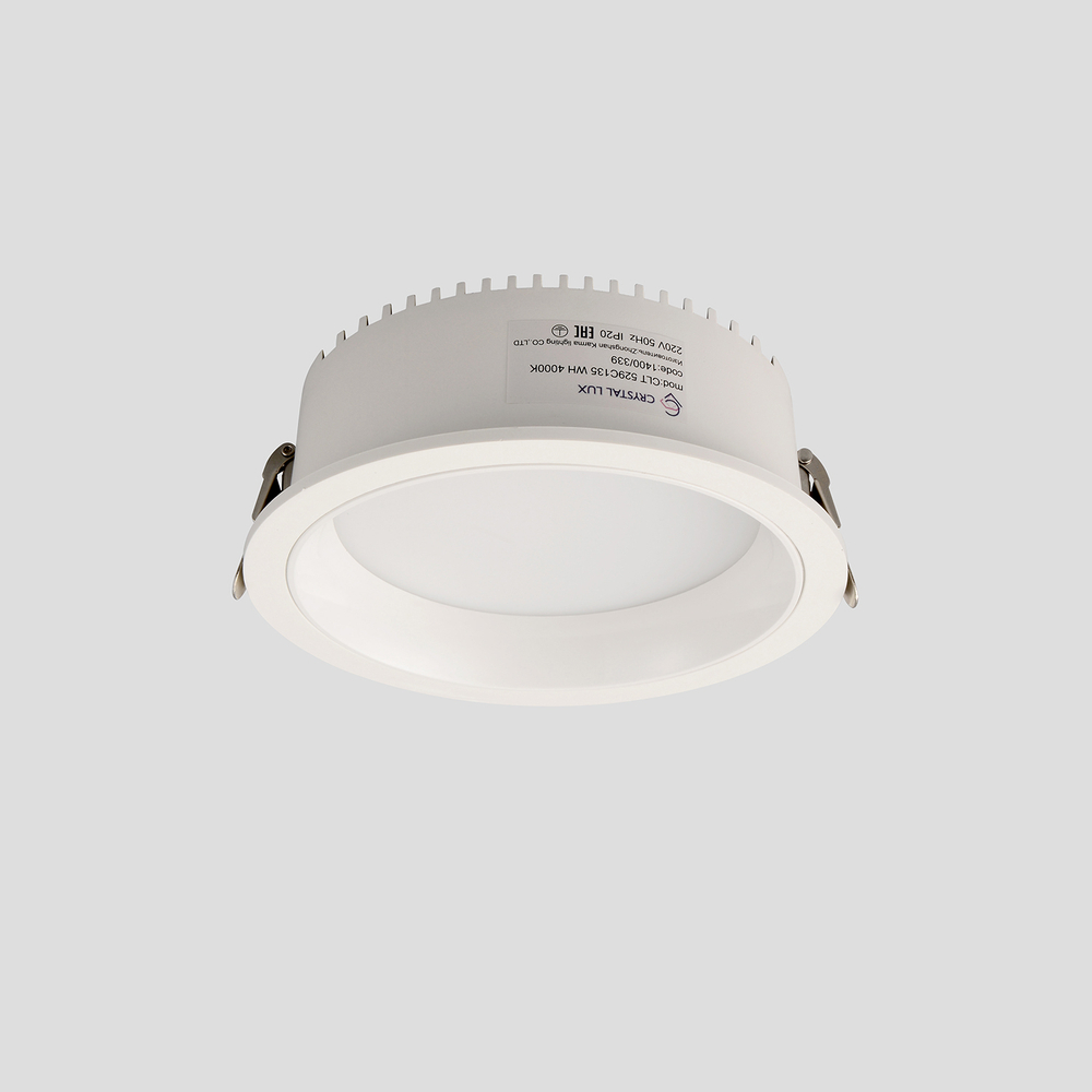 Встраиваемый светодиодный светильник Crystal Lux CLT 529C135 WH 4000K
